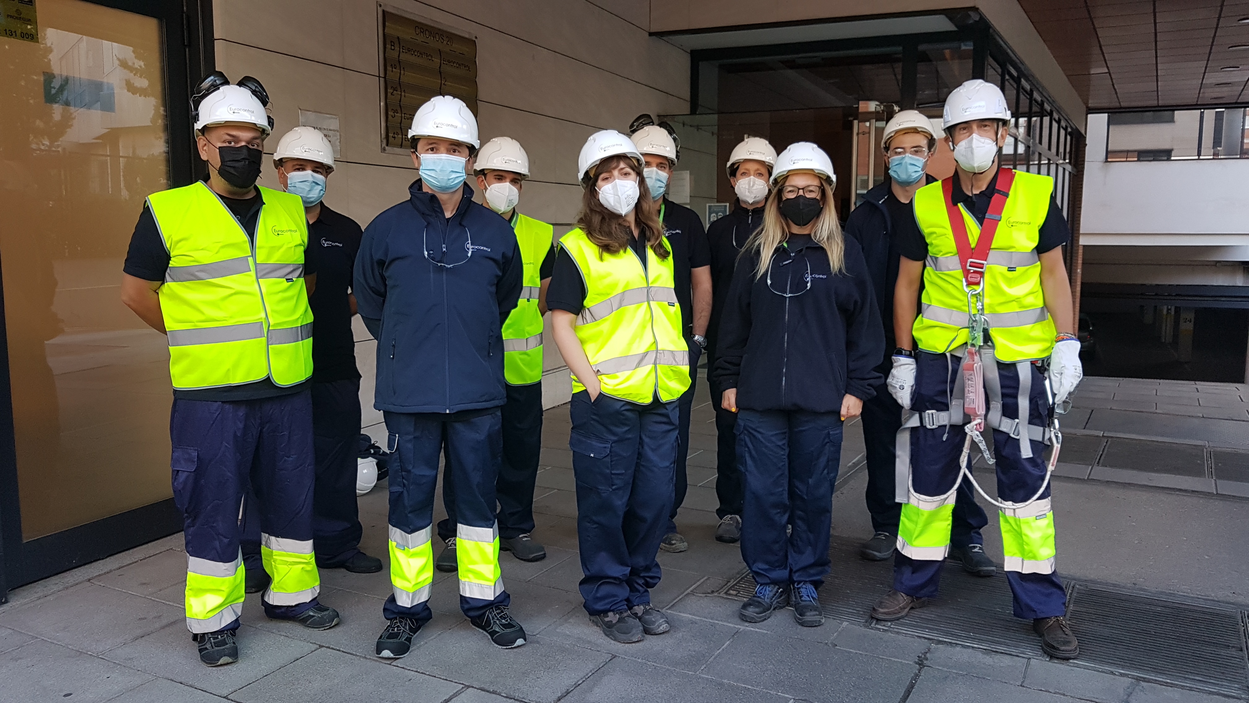 Equipo Eurocontrol en una de nuestras 35 sedes