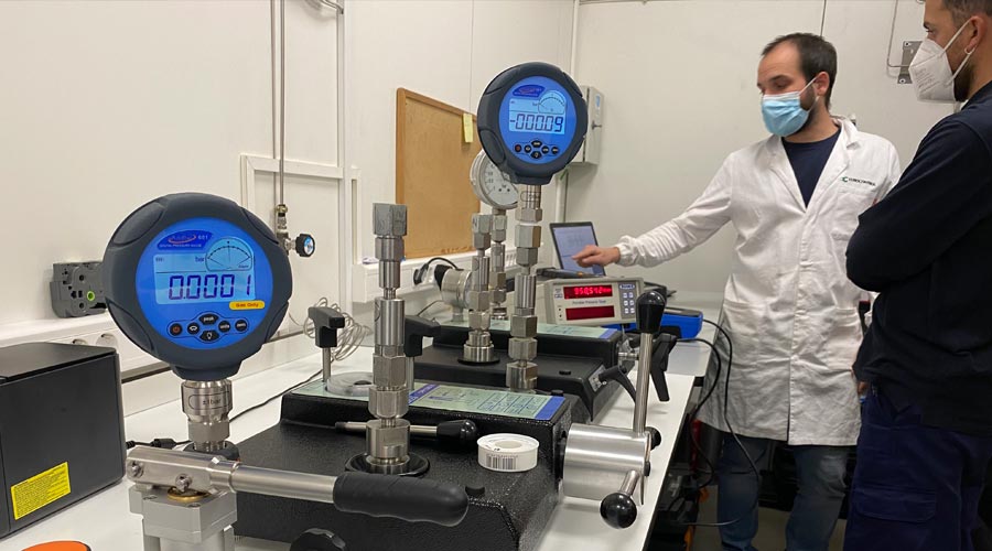 laboratorio de análisis de equipos