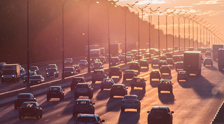 traffic on highway