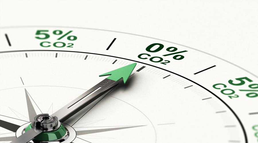 0% contador de carbono