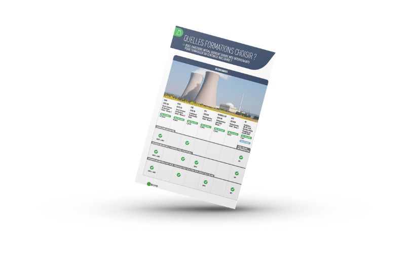Visuel du guide de choix Apave formations nucléaire