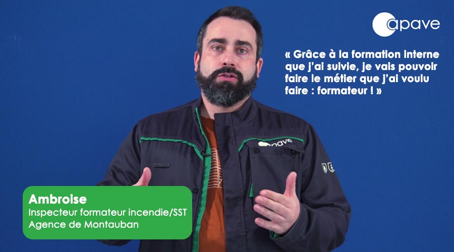 Collaborateur Apave inspecteur et formateur qui témoigne