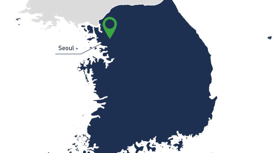Map of Korea