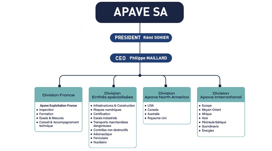 organigramme Groupe Apave